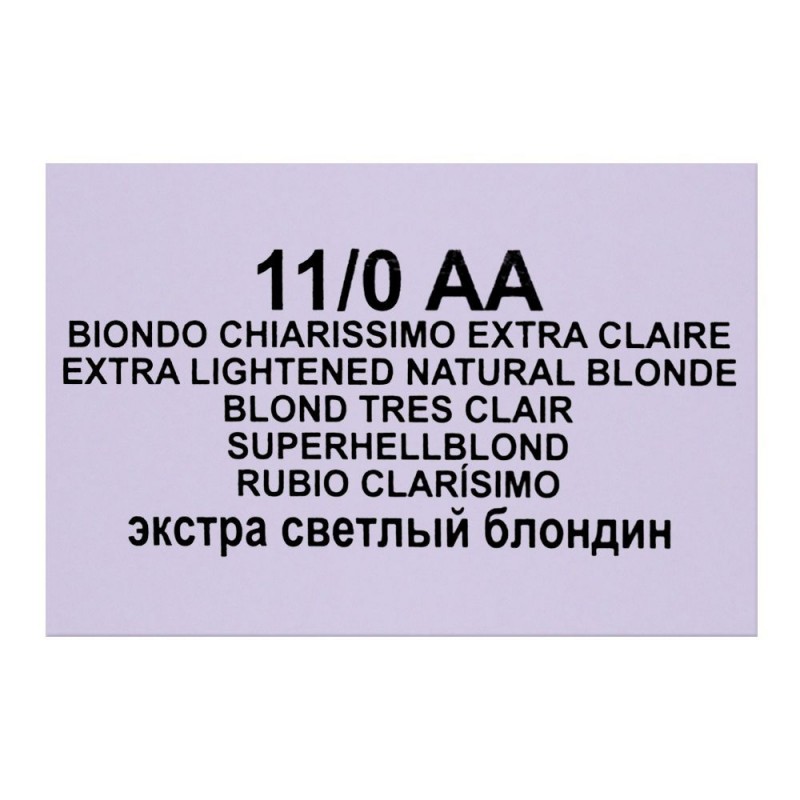Lisap Milano LK 1:2 Cream Color, 11/0 AA Extra Lightened Natural Blonde, 100ml