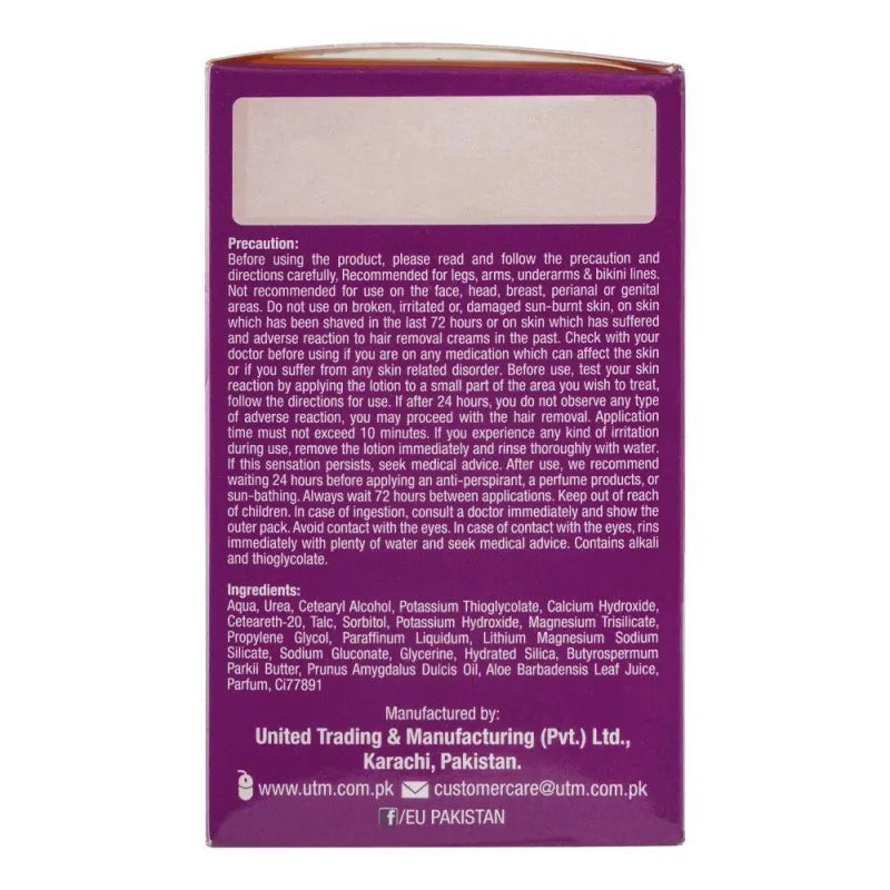 Buy Eu Safe & Smooth Normal Skin Hair Removal Lotion, 100gm