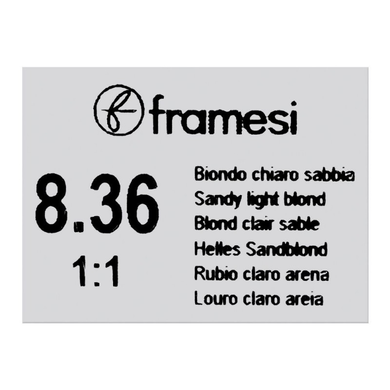 Framesi Framcolor Glamour Hair Coloring Cream, 8.36 Sandy Light Blond