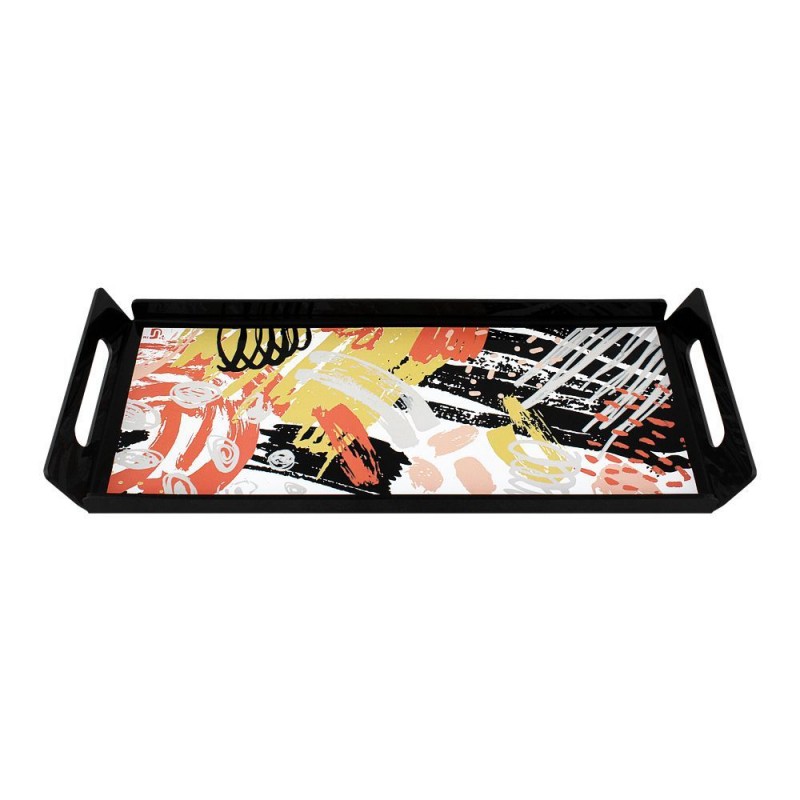 Urban Trends Smart Serving Tray, Magical Black, ST-B8