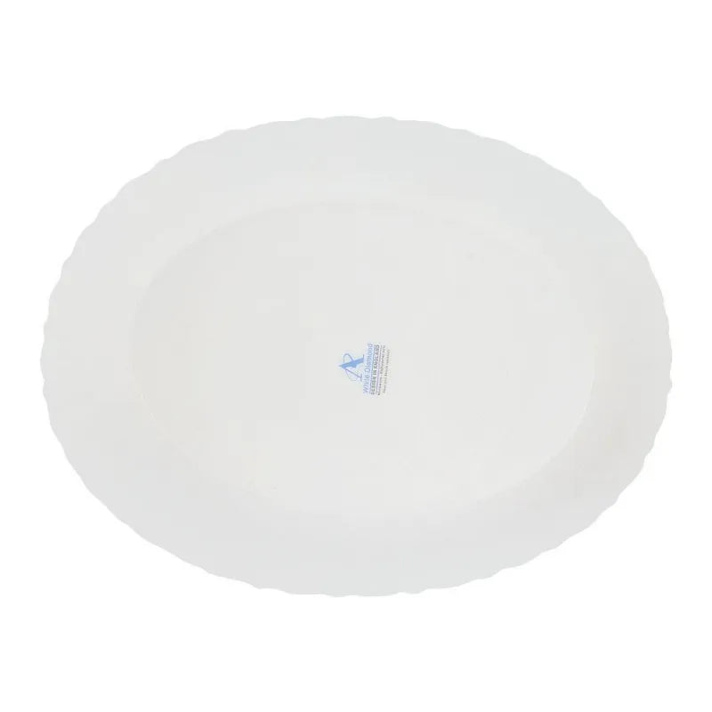 Buy White Diamond Rice Dish, 14 Inches, No. 136