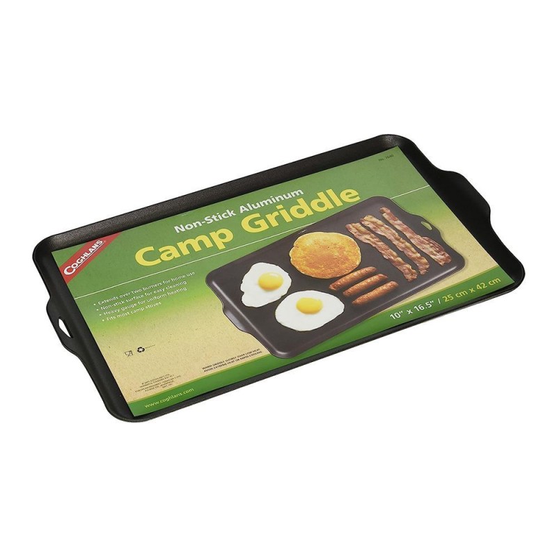 Coghlan's Non-Stick Aluminum Camp Griddle, 10 Inches x 16.5 Inches, 7640