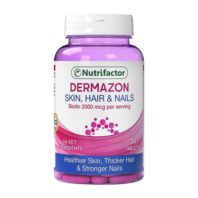 Nutrifactor Dermazon Skin, Hair & Nails Food Supplement, 30 Tablets