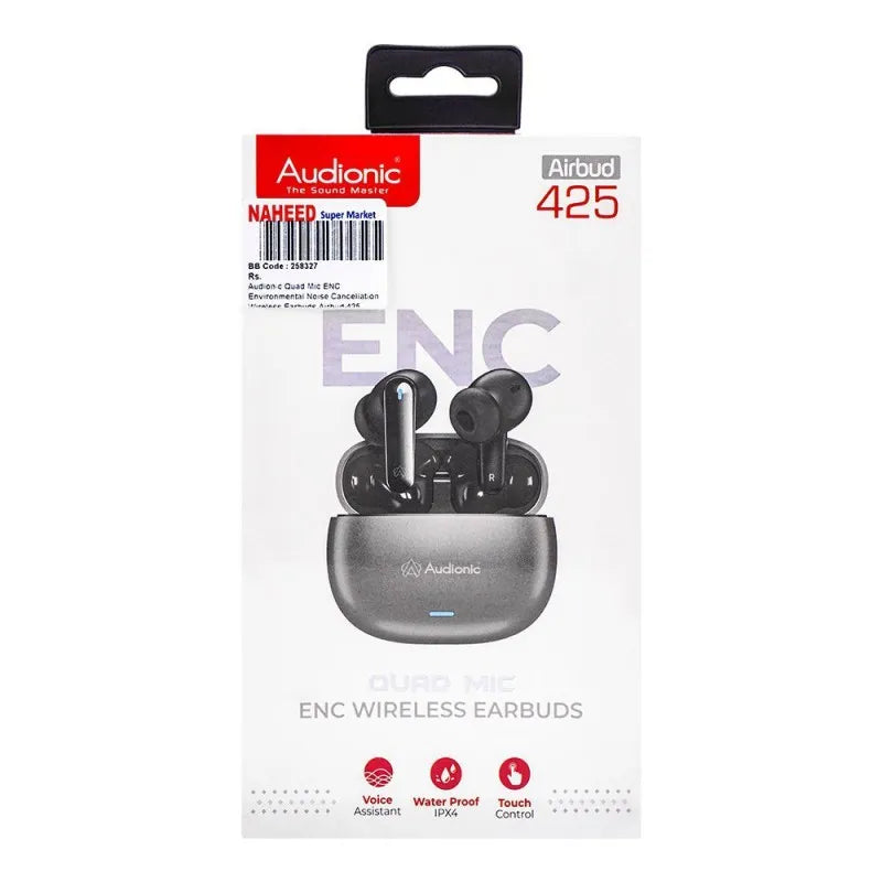 Buy Audionic Quad Mic ENC Environmental Wireless Earbuds 425