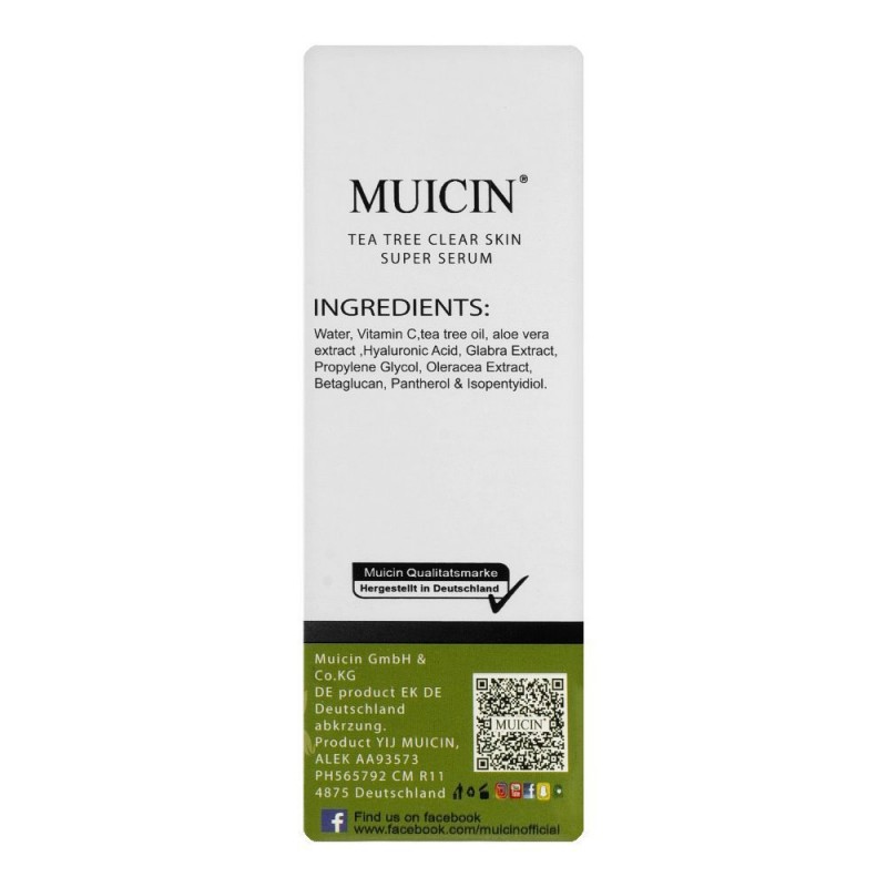 Muicin Tea Tree Clear Skin Anti-Aging Serum, 100ml