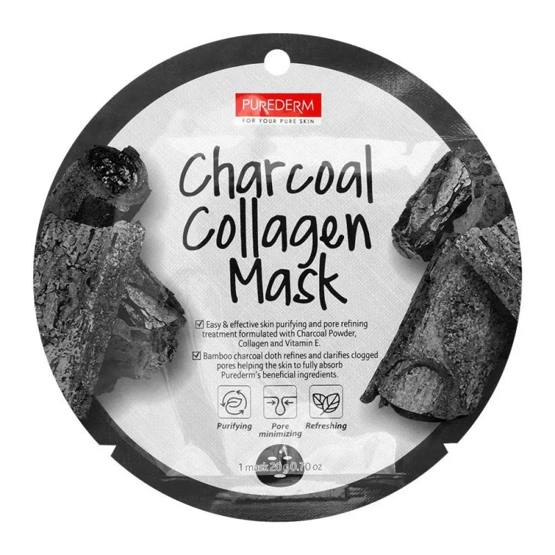 Buy Purederm Charcoal Collagen Face Mask, 18g