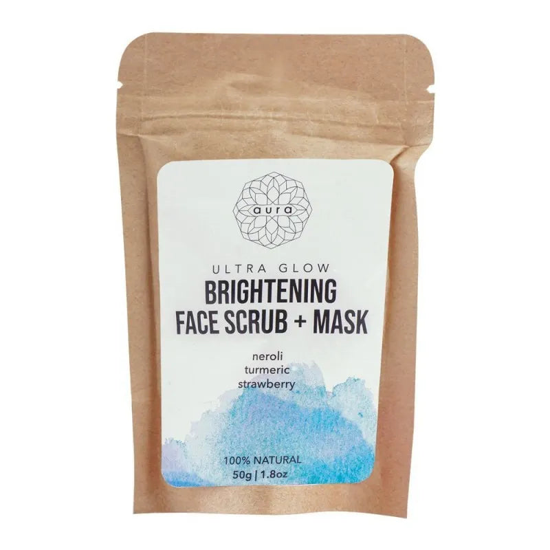 Buy Aura Ultra Glow Brightening Face Scrub + Mask, 50g