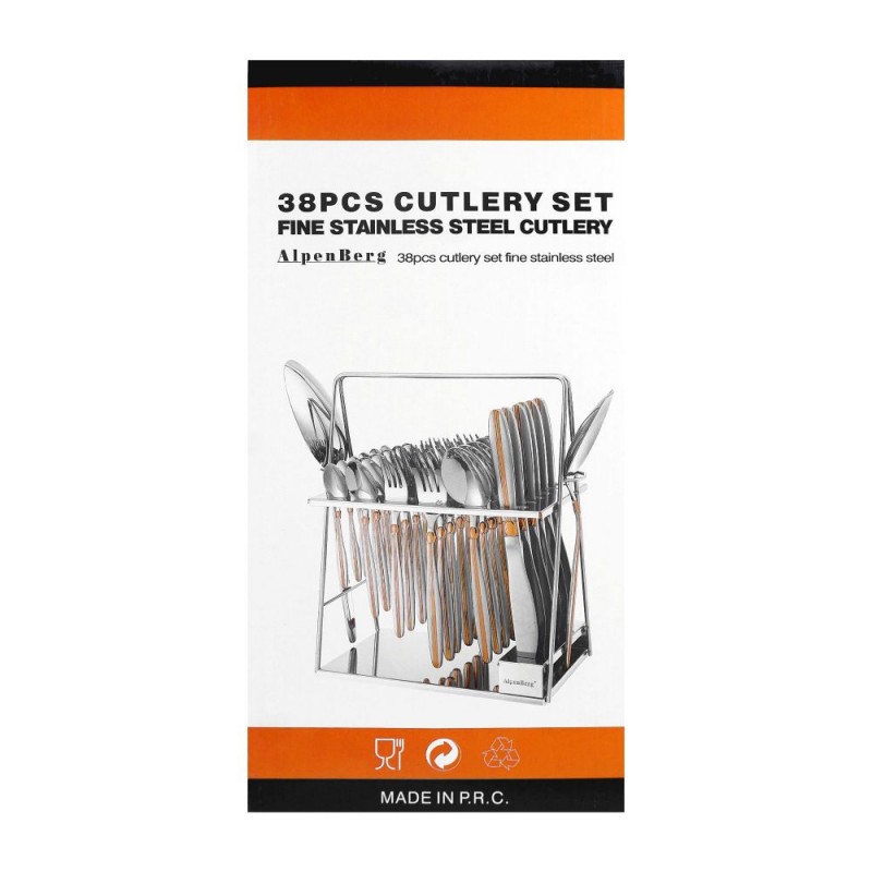 Alpen Berg Cutlery Set, 38-Pack, NN106