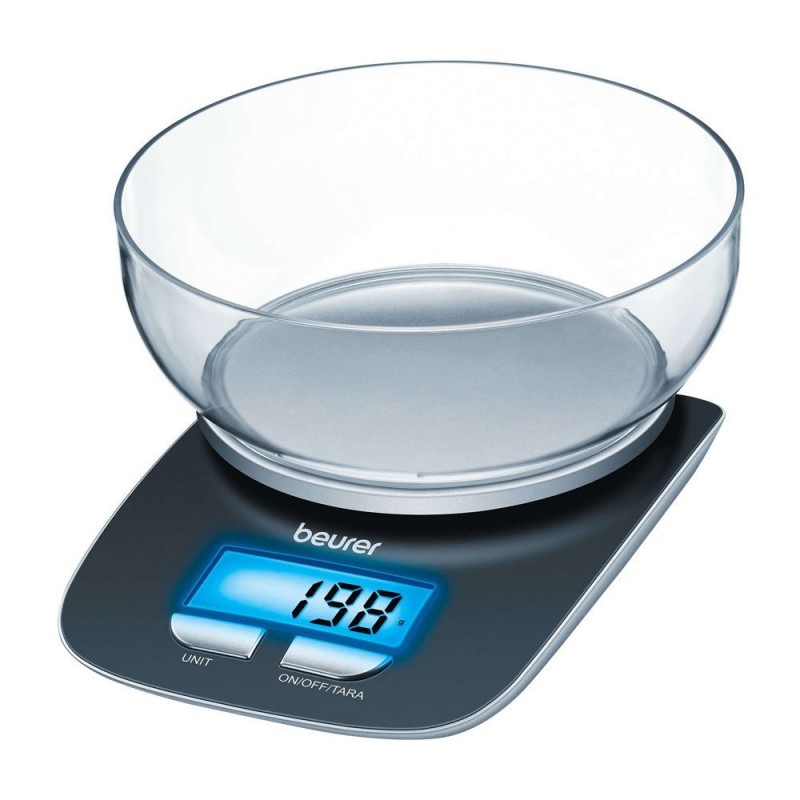 Beurer Kitchen Scale, With Bowl and Illuminated Display, KS 25
