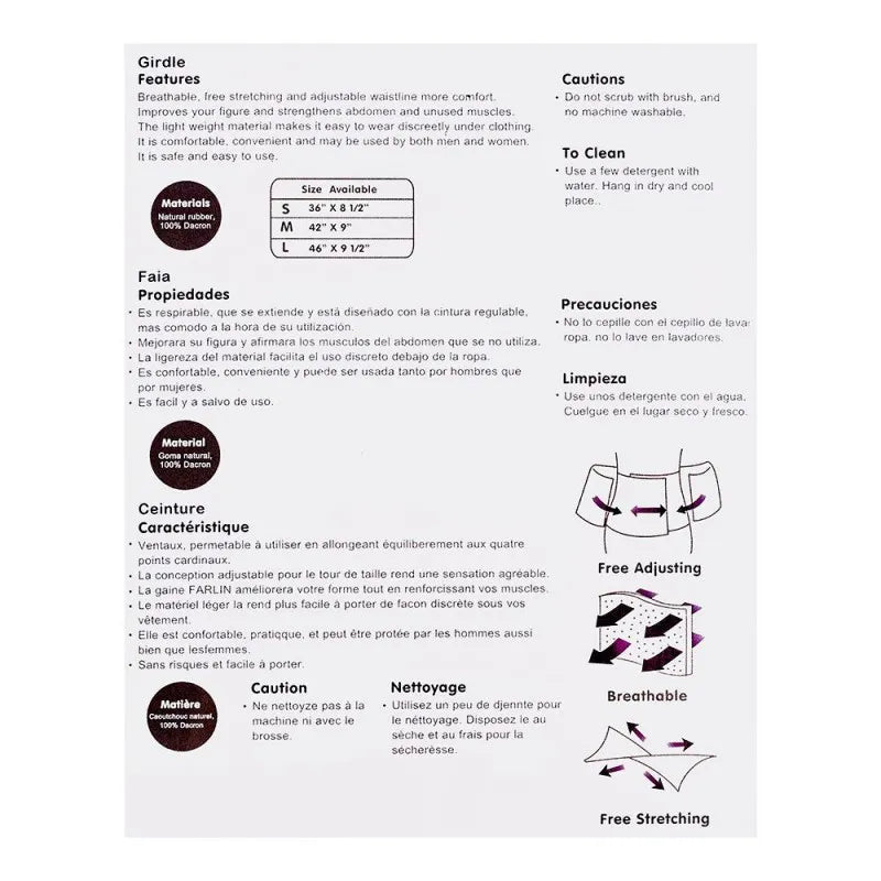 Buy Farlin Girdle After Birth Healthy Reshaping Belt (Large)