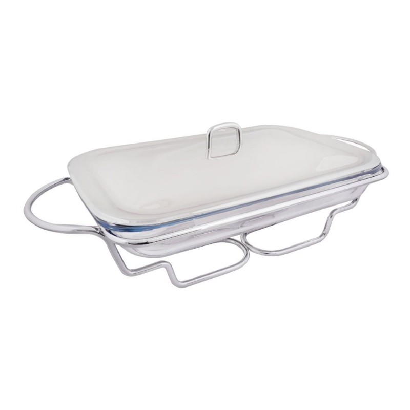 Food Warmer With Glass Dish, 1.5 Liters, K-205