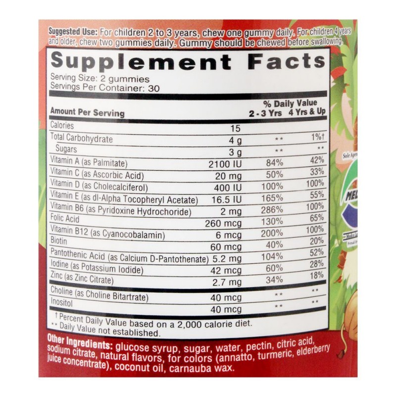 Leona's Multi-Vitamin, Dietary Supplement, 60 Gummy Vitamins