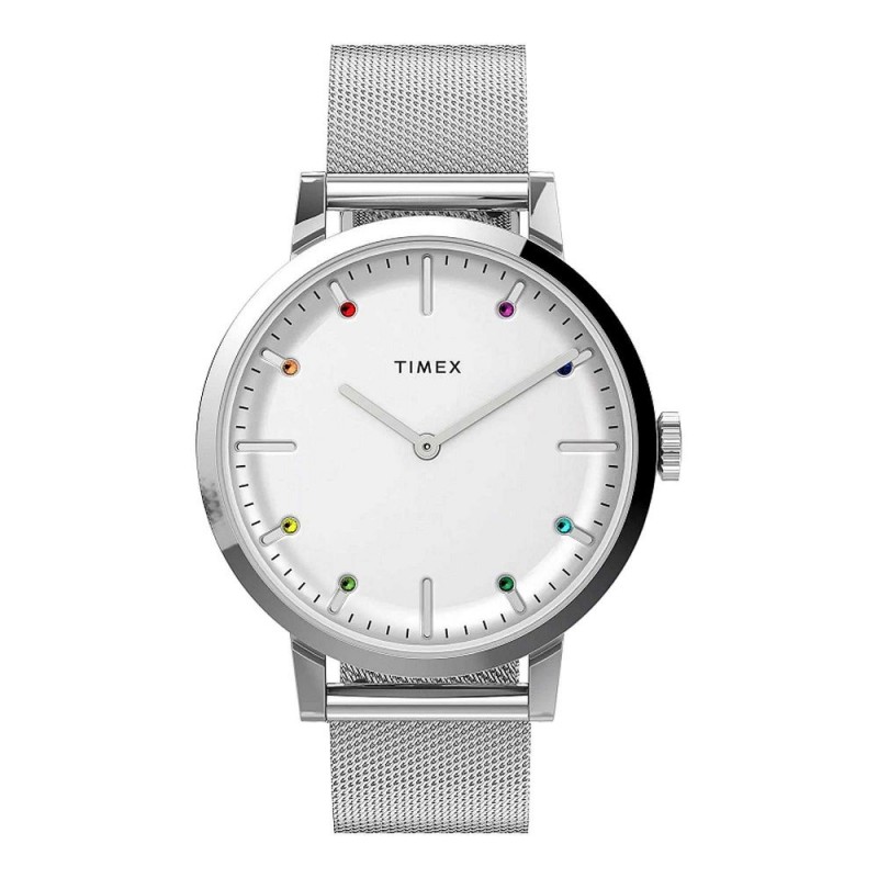 Timex Women's White Round Dial With Bracelet Analog Watch, TW2V36900