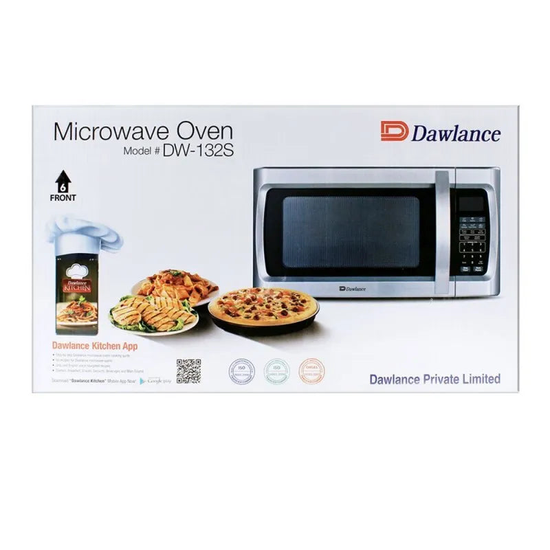 Dawlance Microwave Oven with Grill, 36 Liters Black, DW132S