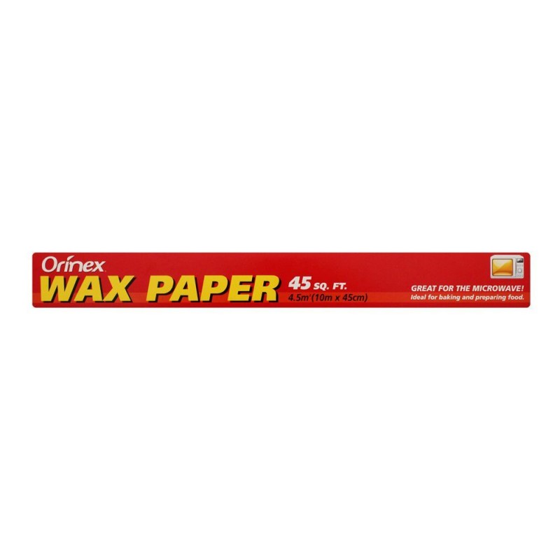 Orinex Wax Paper, 45 Sqft