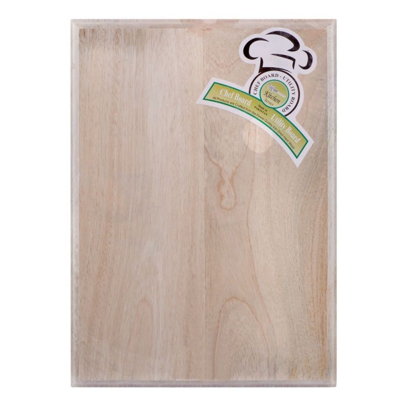 Amwares Mango Wood Chef's Board, Large, 14x10 Inches, 005008