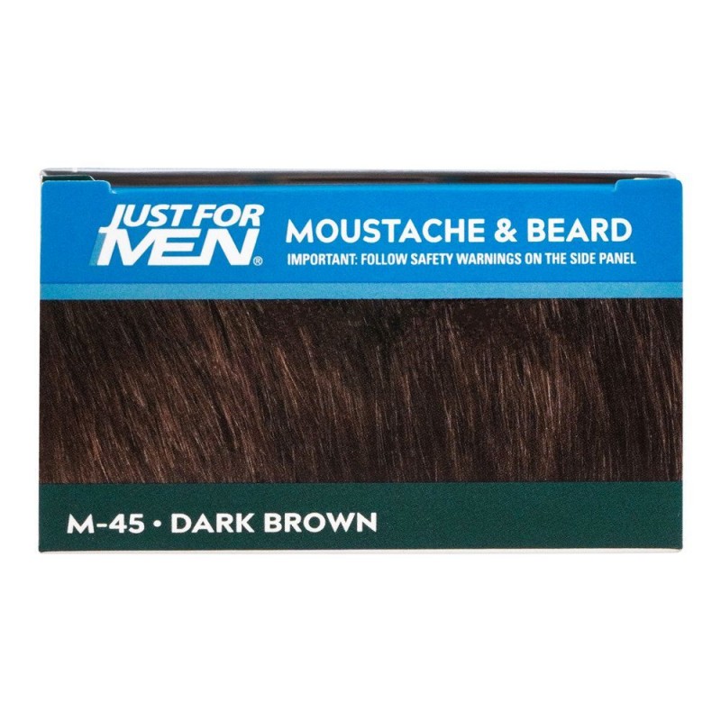 Just For Men Moustache & Beard Colour, M-45 Dark Brown Black