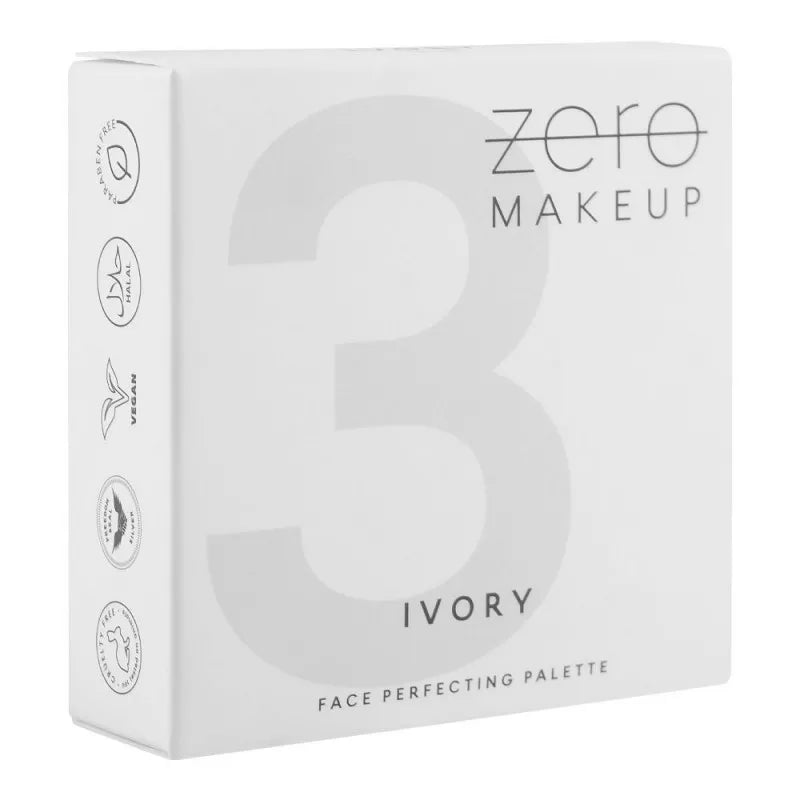 Buy Zero Makeup Face Perfecting Palette, Ivory