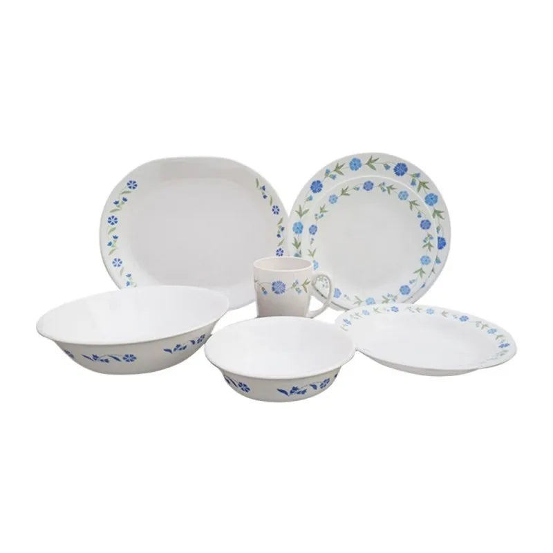 Corelle Livingware Dinner Set, Spring Blue 32 Piece 32SBPK