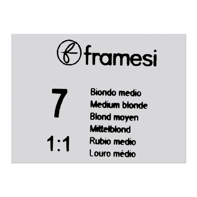 Framesi Framcolor Glamour Hair Coloring Cream, 7 Medium Blonde