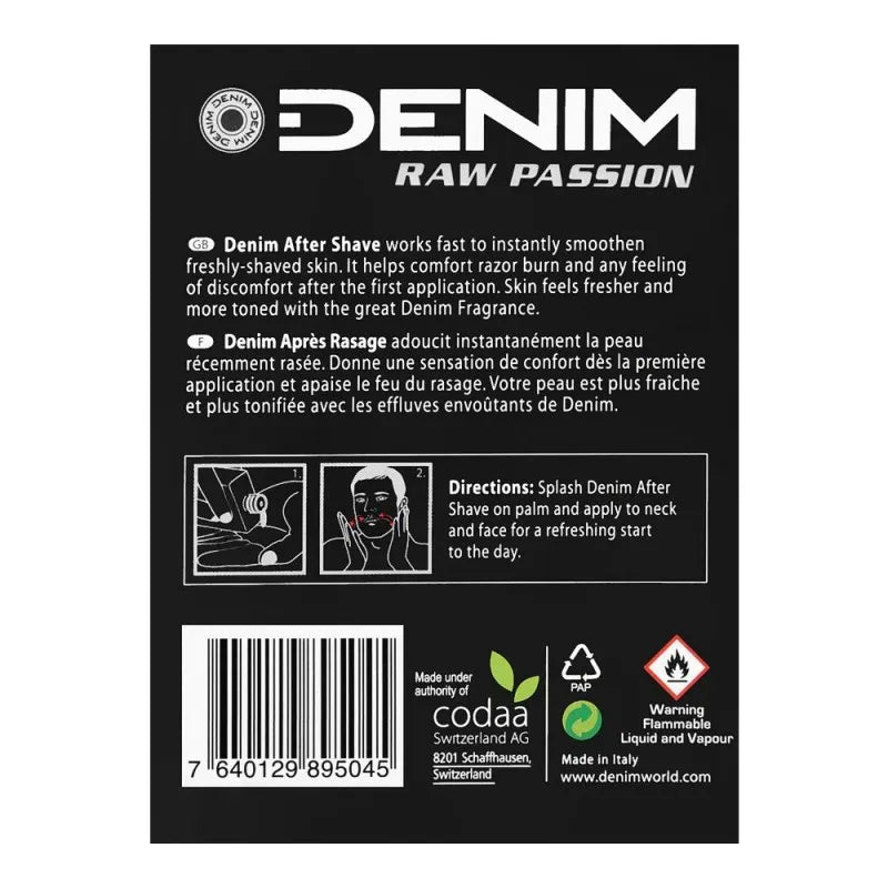 Buy Denim Raw Passion After Shave, 100ml Price in Pakistan