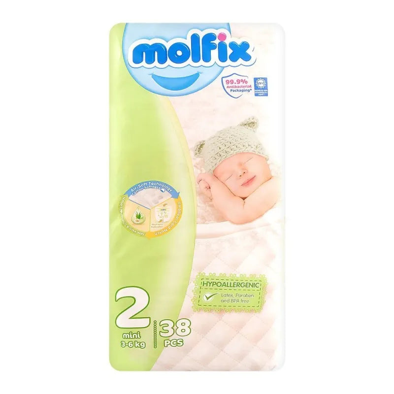 Buy Molfix Diaper 2 Mini 36 KG, 38Pack Price in Pakistan