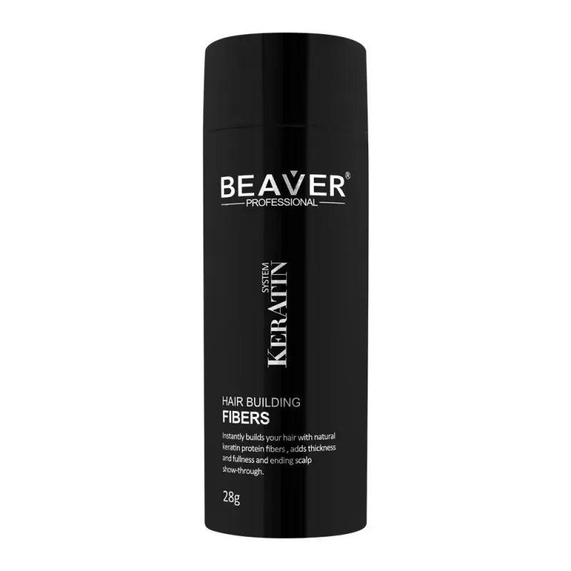 Buy Beaver Keratin System Hair Building Fibers, Black, 28g