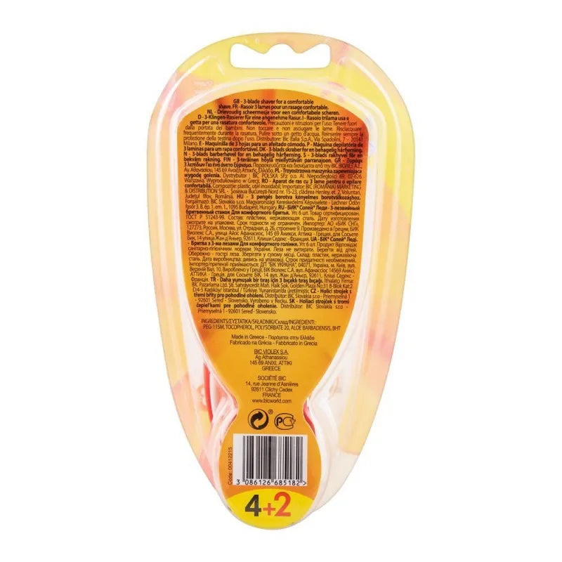 BIC Soleil Lady Razor, For Women, 4+2 Pack Price in Pakistan