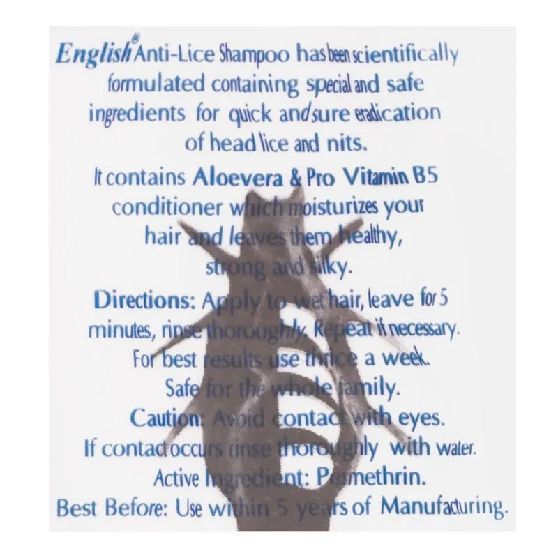Buy English AntiLice Shampoo ProV Conditioner, Large