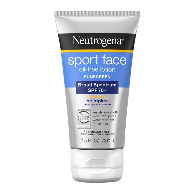 Neutrogena Sport Face Oil-Free Sunscreen Lotion, SPF 70, 73ml