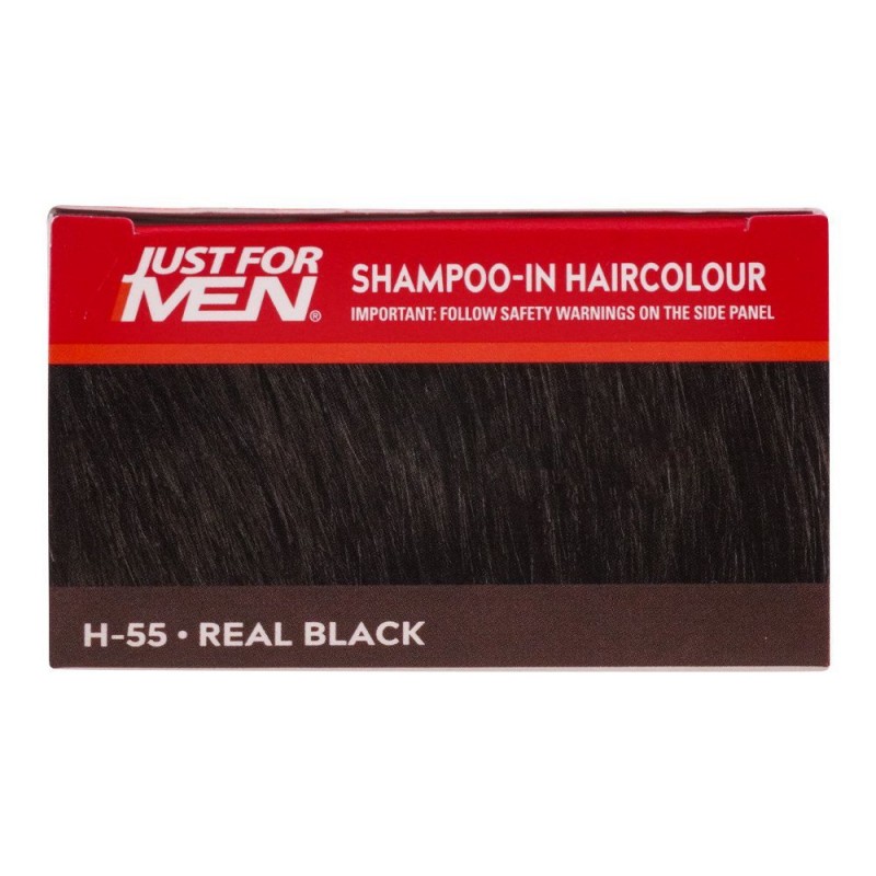 Just For Men Shampoo-In Hair Colour, H-55 Real Black