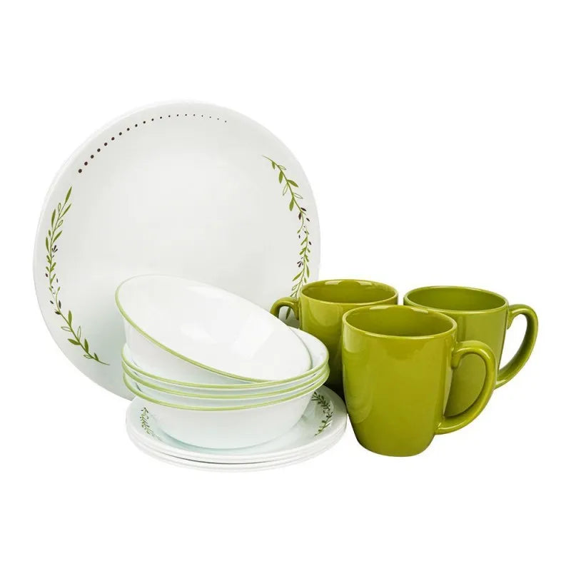 Buy Corelle Classic Dinnerware Set, Herbs 16Pack 16SHBSPH