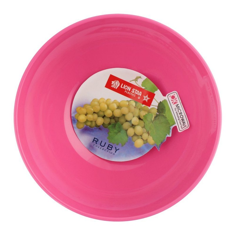 Lion Star Ruby Bowl, Pink, 750ml, 6x3 Inches, MW-18