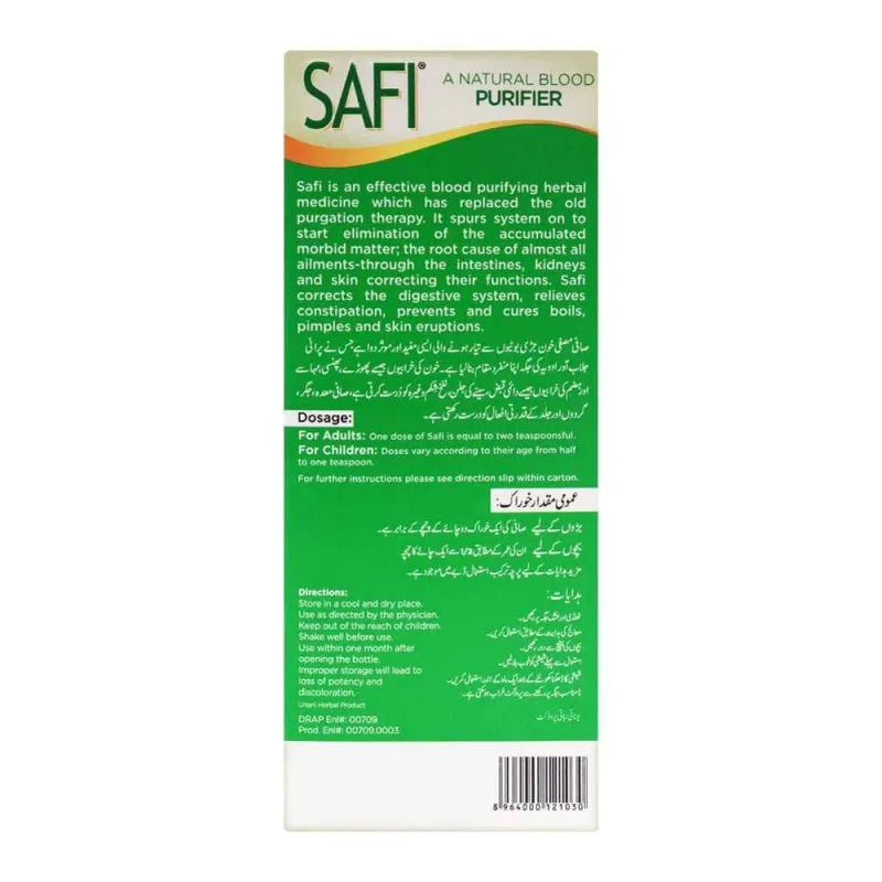 Buy Hamdard Safi Syrup, 175ml Price in Pakistan