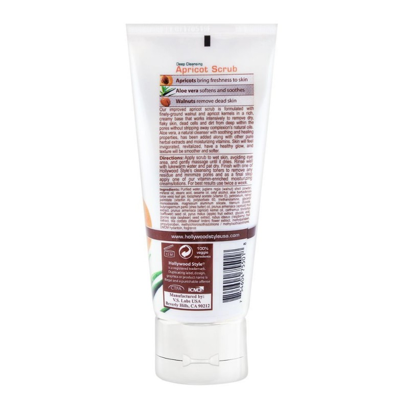 Hollywood Style Deep Cleansing Apricot Scrub 150ml