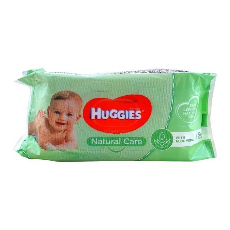 Buy Huggies Natural Care Baby Wipes 56Pack in Pakistan