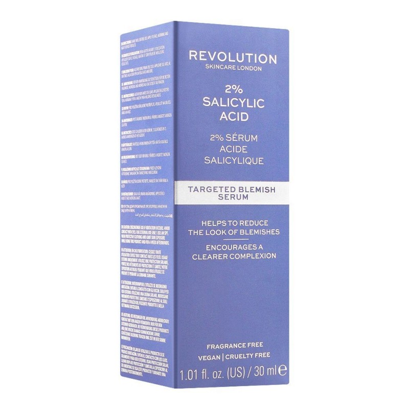 Makeup Revolution Skincare 2% Salicylic Acid Targeted Blemish Serum, 30ml