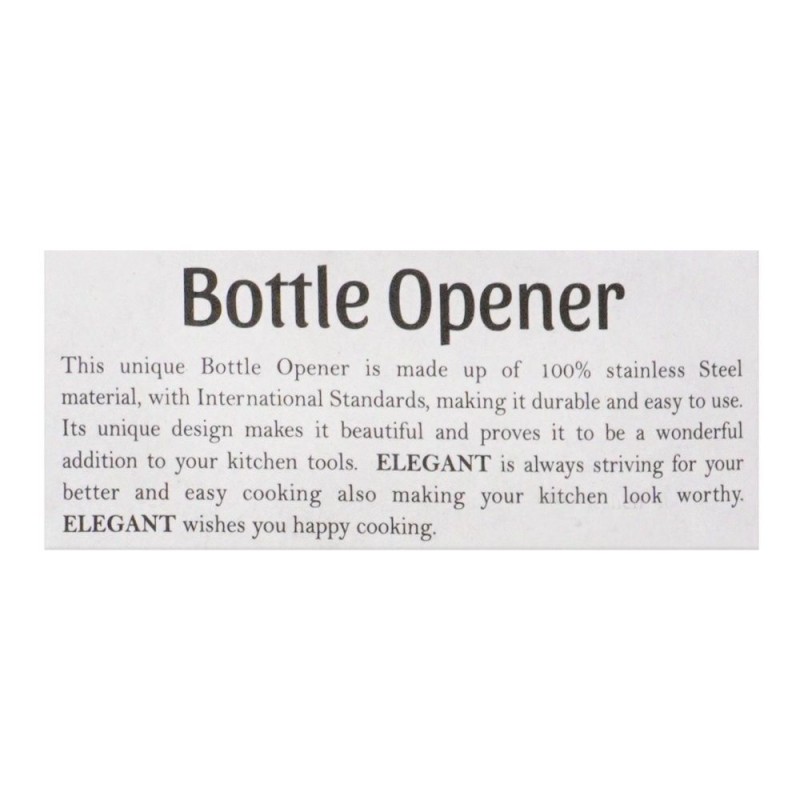 Elegant Bottle Opener, ET86007