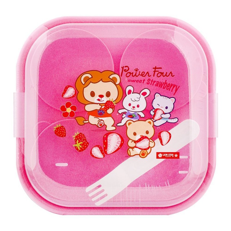 Lion Star Fiesta Lunch Box, Pink, BC-17