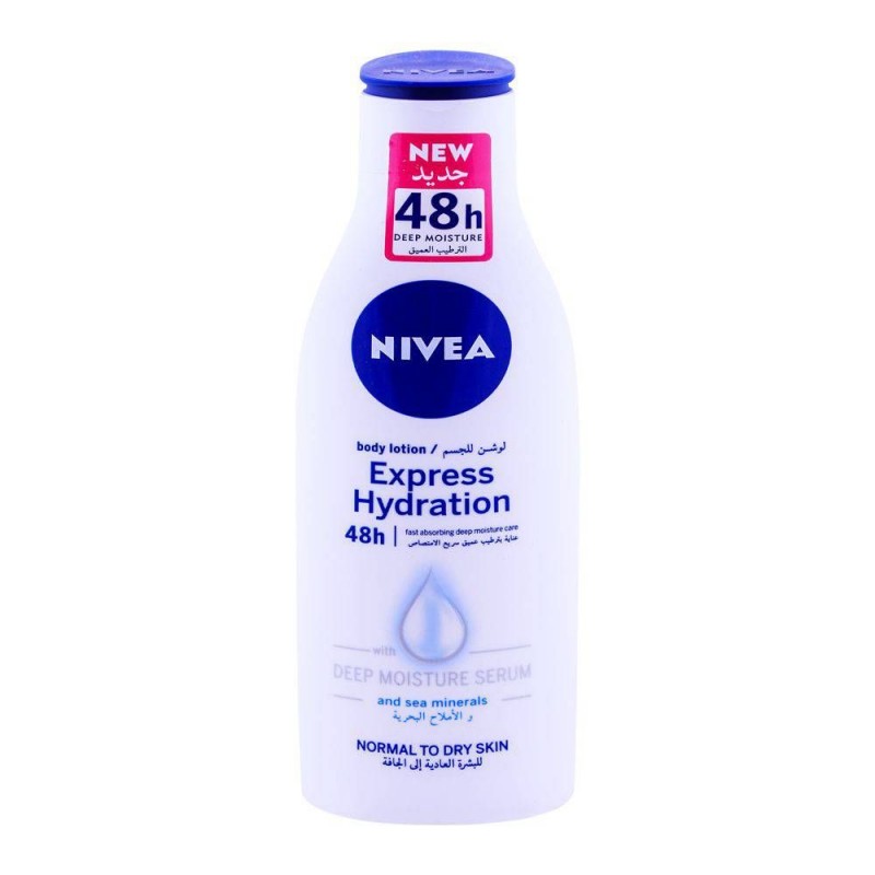 Nivea 48H Express Hydration Body Lotion, Normal To Dry Skin, 250ml