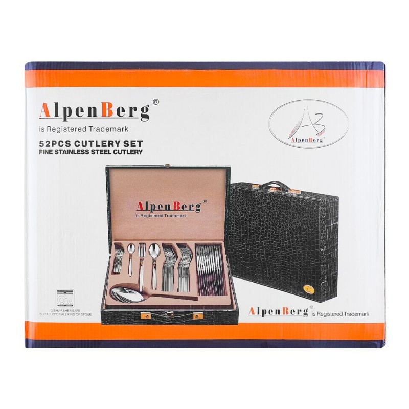 Alpen Berg Cutlery Set, 52-Pack, SS039