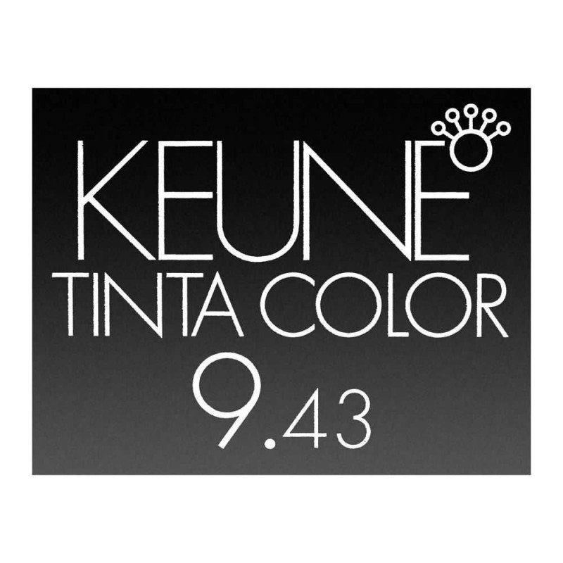 Keune Tinta Hair Color, 9.43 Very Light Copper Golden Blonde
