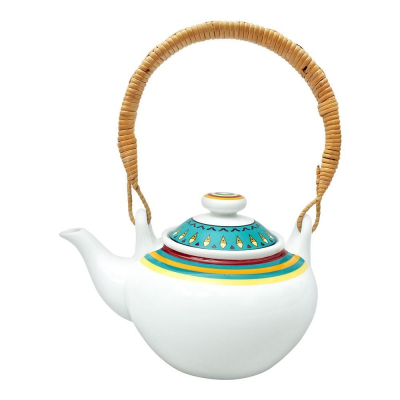 Cera-E-Noor Phoeb Rangoli Tea Set, 11 Pieces, 618011