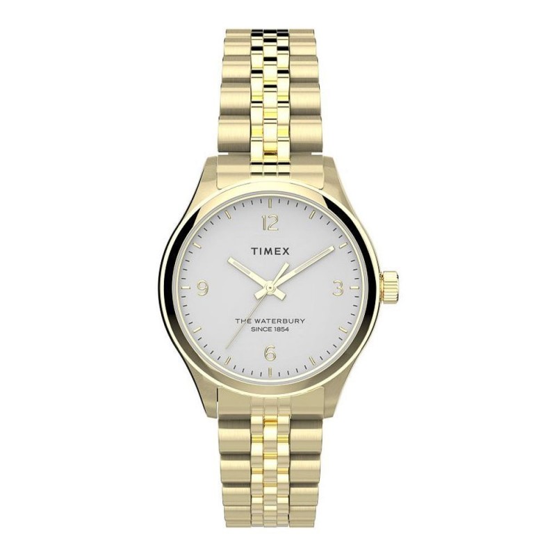 Timex Women's Waterbury Traditional 34mm Watch, Gold-Tone, TW2T74800