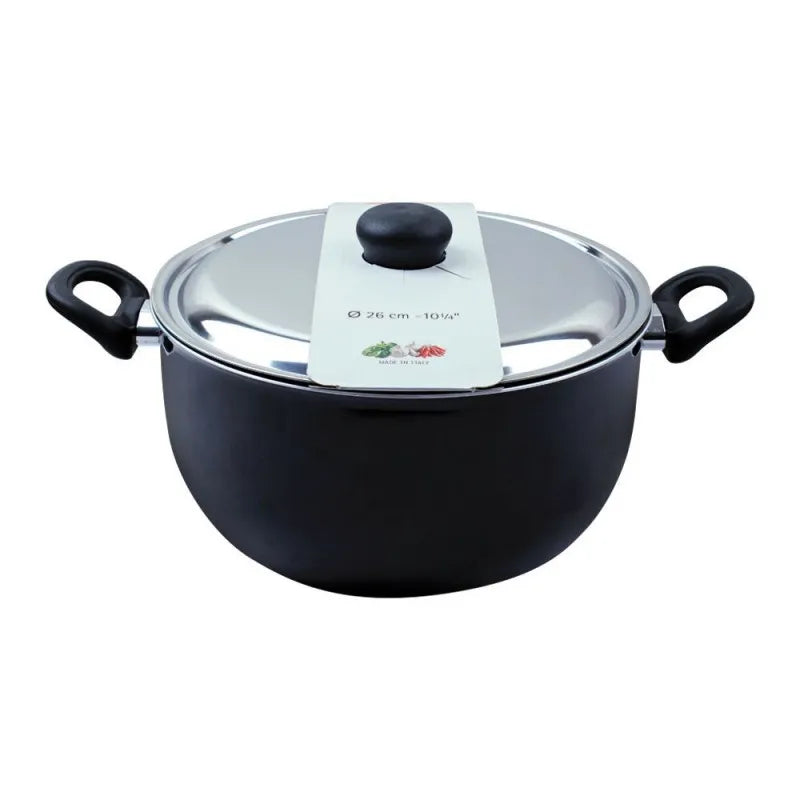 Ballarini Casserole NonStick Sauce Pan With Steel Lid, 26cm