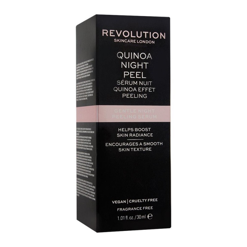 Makeup Revolution Quinoa Gentle Night Peeling Serum, Fragrance Free, 30ml