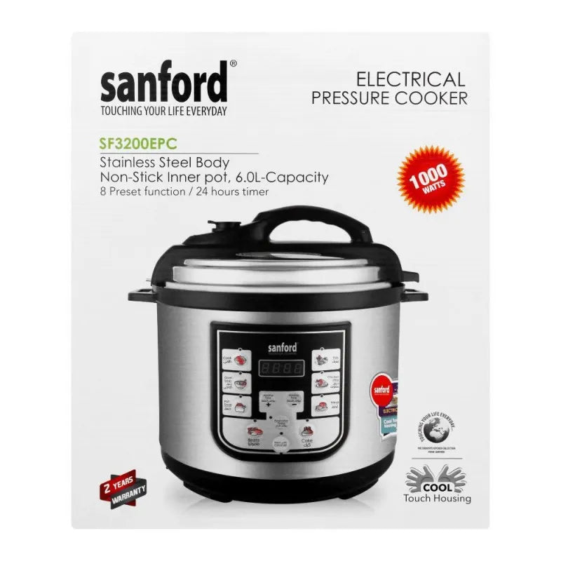 Buy Sanford Electric Digital Pressure Cooker, 6L, SF3200EPC