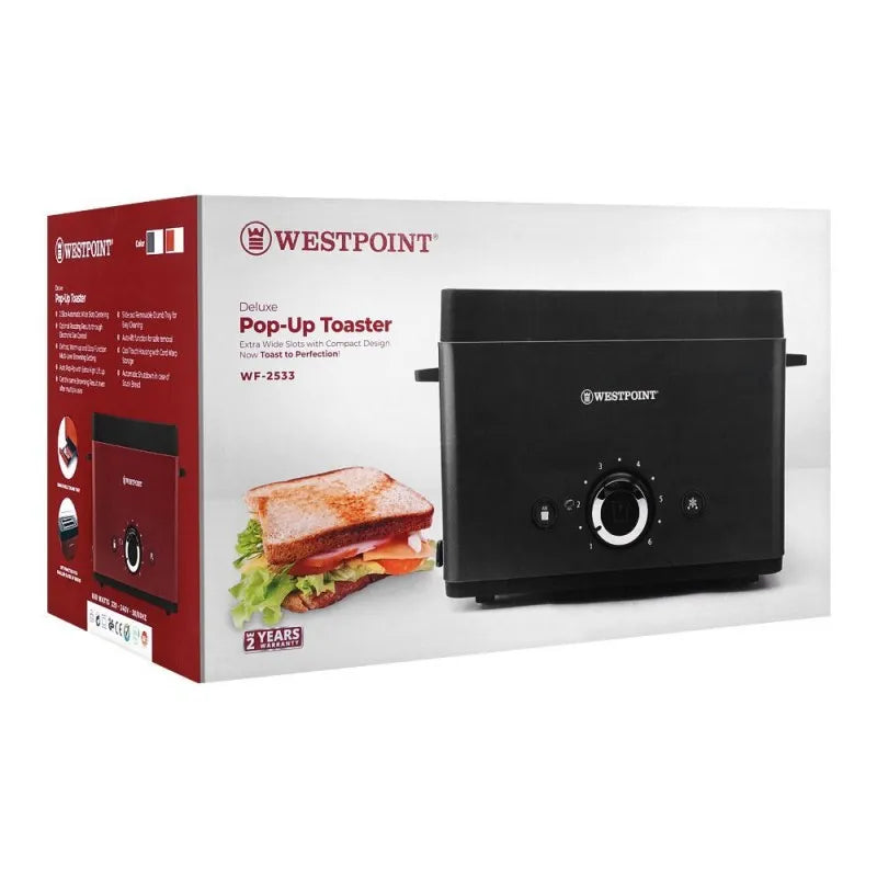Buy West Point Deluxe PopUp Toaster 850W, 220240V, WF2533