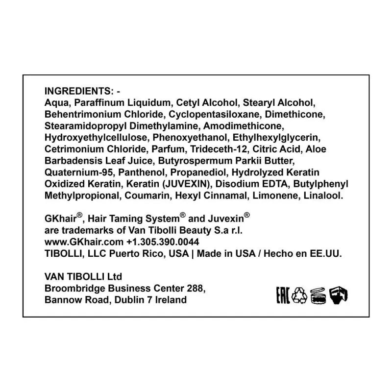 Buy GK Hair Pro Line Hair Taming System Color Protection