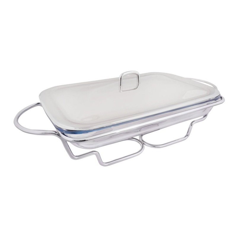 Food Warmer With Glass Dish, 2.4 Liters, K-206